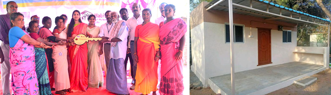 Keys to 13 Completed Houses Handed Over to Families in Tamil Nadu