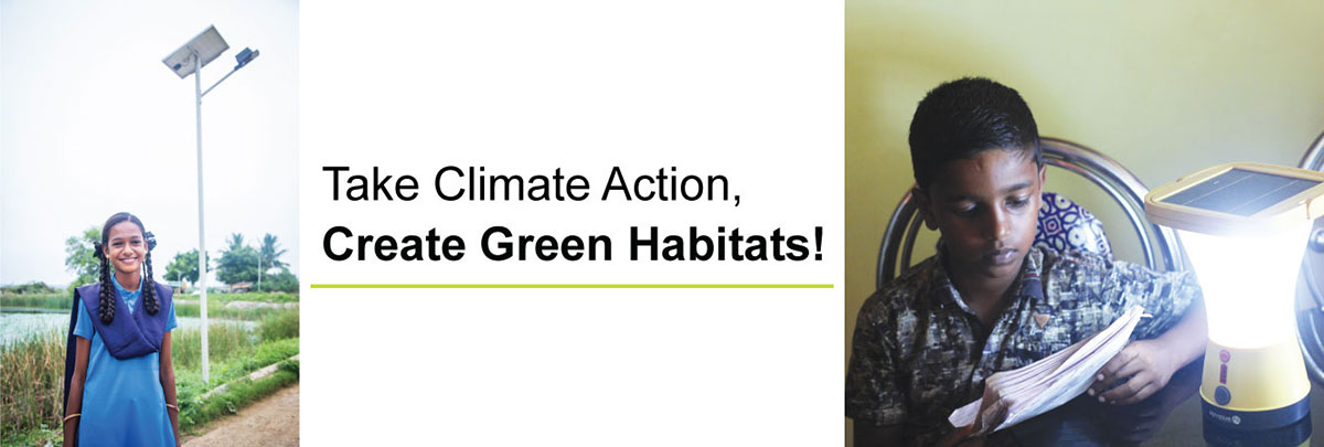 Take Climate Action, Create Green Habitats!