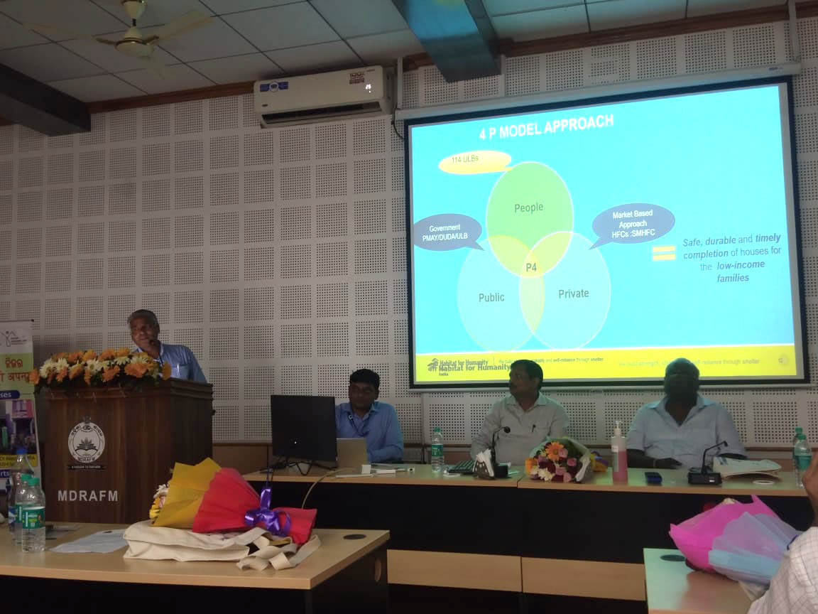 Habitat India presented HSS Innovations at the Odisha PMAY Workshop