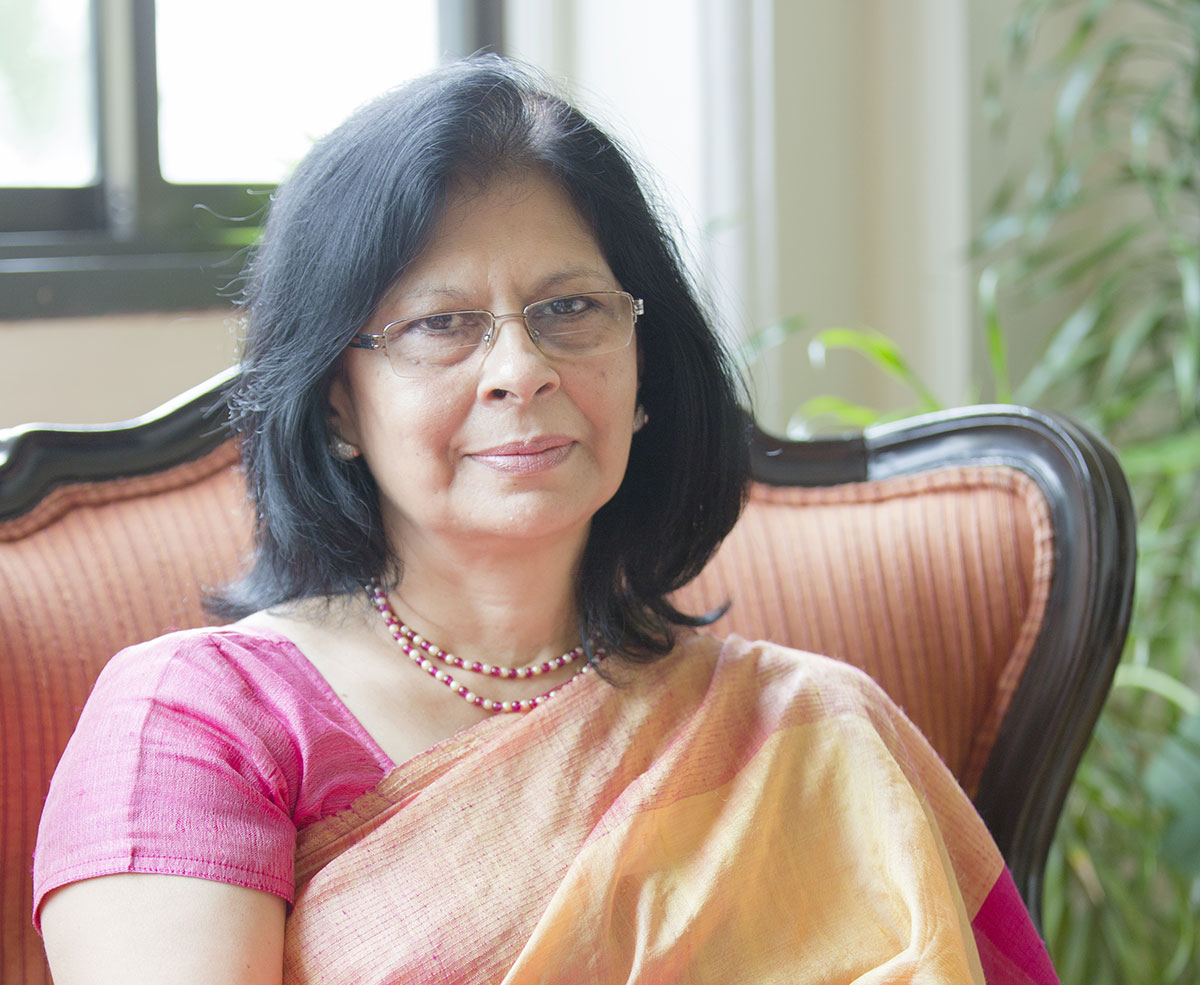 Mrs. Sheila Kripalani, Chairperson of Habitat India’s Board of Trustees