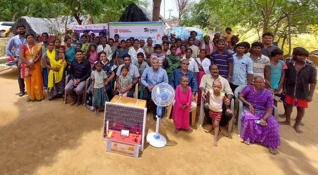 Solar Lights for 52 Irula Families in Tamil Nadu